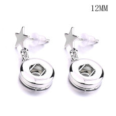 Alloy Earrings charms fit 12MM snap button jewelry