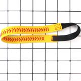 Hand Stitched Leather Baseball Earrings Bracelet Keychain Headband