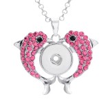 Necklace sea animals starfish sea turtle dolphin 60CM chain  metal  fit 20MM chunks snap button jewelry