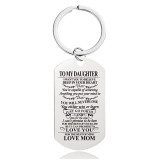 Stainless Steel Keychain Mother's Day Father's Day Graduation Season Christmas Gift