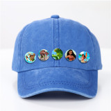 Children's hats Boys and girls sun hats Washed cotton Baseball caps Head circumference 52-54cm/adjustable/suitable for 3-8 years old