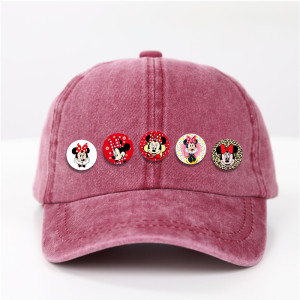 Children's hats Boys and girls sun hats Washed cotton Baseball caps