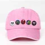 Children's hats Boys and girls sun hats Washed cotton Baseball caps Head circumference 52-54cm/adjustable/suitable for 3-8 years old