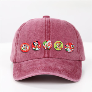 Children's hats Boys and girls sun hats Washed cotton Baseball caps