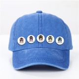 Children's hats Boys and girls sun hats Washed cotton Baseball caps Head circumference 52-54cm/adjustable/suitable for 3-8 years old