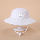 Sun hat men and women baby breathable quick-drying beach hat children's sunscreen adjustable fisherman hat fit 18mm snap button jewelry