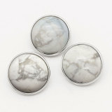 18MM snap Natural stone turquoise snap buttons