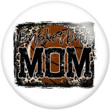 20MM pattern Mom Print  glass snaps buttons