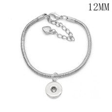 Alloy Bracelet fit 12mm snap button jewelry