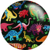 20MM pattern Print  glass snaps buttons