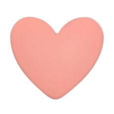 37MM Metal Button pink heart love