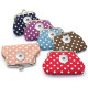 Mini Coin Purse Canvas Dot Coin Bag Ethnic Retro Style Ladies Hand Small Bag fit 18mm snap button jewelry