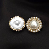 20MM metal pearl diamond button