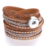 Leather bracelets fit 20mm snaps  jewelry