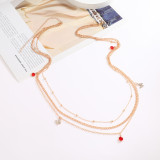 Fashion new all-match sexy multi-layer chain metal waist chain