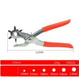 Belt hole punch multifunctional punching pliers