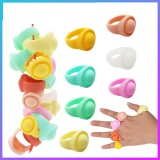 Macaron Men's and Women's Rodent Pioneer Silicone Ring Decompression Educational Toys Silicone Products