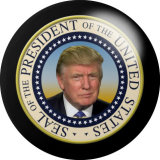 20MM  2024 Trump Print  glass snaps buttons Jewelry Making