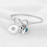 Family Series Jewelry Gift Unlimited Character Friendship Letter Bracelet Love Wings fit 18mm snap button jewelry