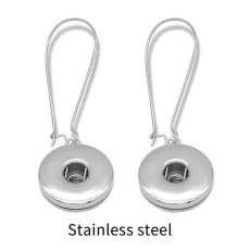 Stainless steel hook snap 16mm*38mm Earrings fit 20MM snaps style jewelry