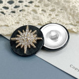 20MM new resin button seal glaze spot button with rhinestone snap button