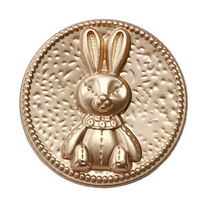 23MM bunny metal button jacket sweater snap button