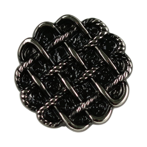 23MM grid metal button jacket sweater snap button