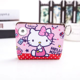 Cartoon coin purse cosmetic storage bag hand waterproof travel wash bag 20mm snap button jewelry