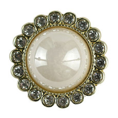 21MM Diamond Pearl Metal Button Jacket Coat Snap Buttons