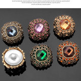 23MM Large Vintage Metal Snap  Button Rhinestone and Diamond Jewelry  fit 18mm snap jewelry