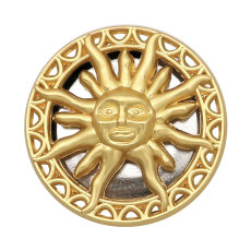23MM New Sun Metal Button Jacket Jewelry Snap