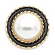 20MM Ladies Round Pearl Epoxy Jewelry Buttons