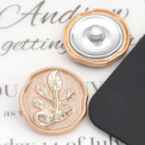 25MM Metal Coat Button Small Fragrance Sweater Button Gold Coat Decorative Button