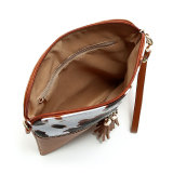 Soft Leather Milkweave Shoulder Span Large Capacity Shoulder Bag 18mm Snap Jewelry