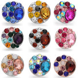 20MM design Rhinestone  Metal snap buttons