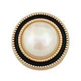 20MM Metal Round Pearl Jacket with Replaceable Jewelry Snaps