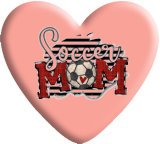 Football Hockey Baseball CHEER MOM Heart Photo Resin snap button  fit 18mm snap jewelry