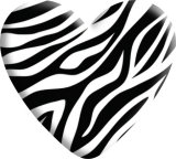 Animal leopard  Heart Photo Resin snap button  fit 18mm snap jewelry