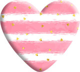 Pink pattern Heart Photo Resin snap button  fit 18mm snap jewelry