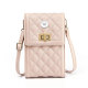 Shoulder bag light wallet diamond cell phone bag suitable for 18MM snap bag