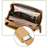 One-shoulder messenger bag multifunctional wallet mobile phone bag suitable for 18MM snap bag