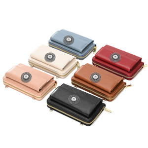 Messenger bag shoulder small square bag mobile phone bag suitable for 18/20MM jewelry snap