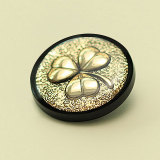 23MM four-leaf clover metal european style jacket western clothing jewelry snap button