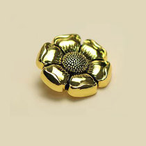 23MM Sunflower Button Metal Button Fits Suit Jacket Decorative Snap Button