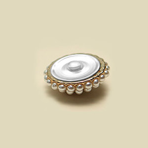 22MM Pearl Metal Buttons for Suits Coat Buttons Jewelry Snaps