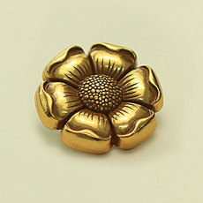 23MM Sunflower Button Metal Button Fits Suit Jacket Decorative Snap Button