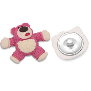 20MM cartoon Strawberry Bear Astronaut KT Cat animal resin jewelry snap button