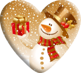 Christmas Snowman Disney Cartoon Heart Photo Resin snap button  fit 18mm snap jewelry