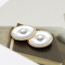 21MM Small fragrant round oil point metal 18MM jewelry button