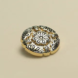 20MM Flower shaped metal small fragrance Egyptian style jewelry clasp